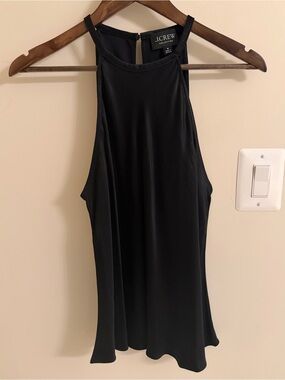 J. Crew Black High-Neck Sleeveless Camisole NWOT